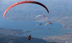 Fethiye'de hava oyunları festivali coşkusu sürüyor