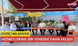 DÜZİÇİ BELEDİYESİ HİZMETLERİNE BİR YENİSİNİ DAHA EKLEDİ