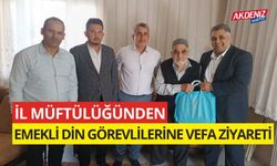 OSMANİYE'DE EMEKLİ DİN GÖREVLİLERİNE VEFA ZİYARETİ