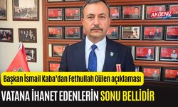 OSMANİYE ŞEHİTLER DERNEK BAŞKANI KABA, "VATANA İHANET EDENLERİN SONU BELLİDİR"