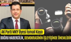 AK PARTİLİ İSMAİL KAYA, DÜNYA GAZETECİLER GÜNÜNÜ KUTLADI