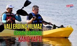 OSMANİYE VALİSİ YILMAZ, CEYHAN NEHRİNDE KANO YAPTI