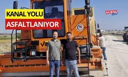 OSMANİYE'DE KANAL YOLU ASFALTLANIYOR