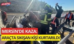 Mersin otoyolunda trafik kazası