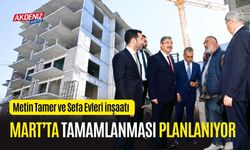 OSMANİYE'DE METİN TAMER VE SEFA EVLER İNŞAATI MART'TA BİTİYOR