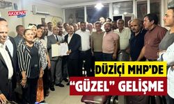 OSMANİYE'NİN DÜZİÇİ İLÇESİNDE MHP'DE GELİŞME!