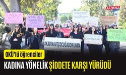 OSMANİYE'DE ÖĞRENCİLER, KADINA YÖNELİK ŞİDDETE KARŞI YÜRÜDÜ