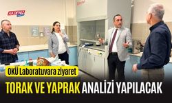 OSMANİYE'DE OKÜ LABORATUVARINDA YAPRAK VE TOPRAK ANALİZİ YAPILIYOR