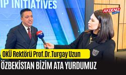 OKÜ REKTÖRÜ PROF.DR.TURGAY UZUN, ÖZBEKİSTAN'DA