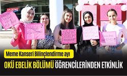 OKÜ'DE MEME KANSERİ FARKINDALIK ETKİNLİĞİ DÜZENLENDİ