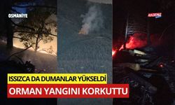 OSMANİYE'NİN KÖYÜNDEN BİRANDA DUMANLAR YÜKSELDİ