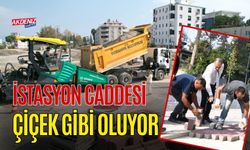 OSMANİYE'NİN İSTASYON CADDESİ ÇİÇEK GİBİ OLUYOR