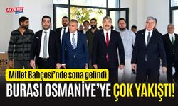 OSMANİYE VALİSİ DR. ERDİNÇ YILMAZ YAPIMI TAMAMLANAN MİLLET BAHÇESİNİ İNCELEDİ