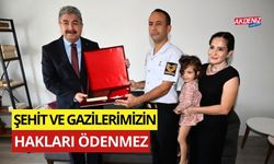 OSMANİYE VALİSİ YILMAZ, "ŞEHİT VE GAZİLERİMİZİN HAKLARI ÖDENMEZ"