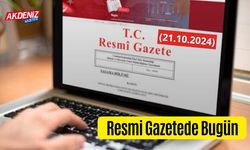 Resmi Gazete'de bugün (21.10.2024)