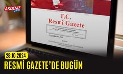 Resmi Gazete'de bugün (28.10.2024)