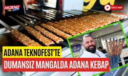 TEKNOFEST’te dumansız mangalda Adana kebap