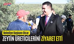 OSMANİYELİ ZEYTİN ÜRETİCİLERİNE BAŞKAN OLCAR ZİYARETİ