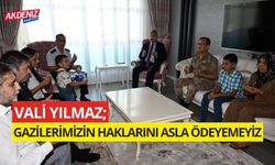 OSMANİYE VALİSİ DR. ERDİNÇ YILMAZ'DAN GAZİLERE ANLAMLI ZİYARET