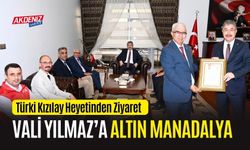 OSMANİYE VALİSİ YILMAZ'A ALTIN MADALYA