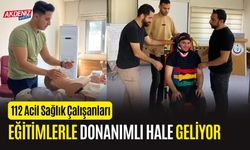 OSMANİYE'DE 112 ACİL PERSONELLERİNİN EĞİTİMLERİ SÜRÜYOR