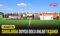 OSMANİYE AMATÖR MAÇLARDA DUYGU DOLU ANLAR YAŞANDI