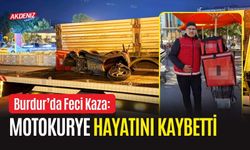 Burdur’da Feci Kaza: Motokurye Hayatını Kaybetti