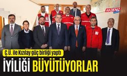 ÇUKUROVA ÜNİVERSİTESİ İLE KIZILAY "İYİLİĞİ" BÜYÜTÜYOR