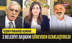 FLAŞ…FLAŞ…FLAŞ… 3 BELEDİYE BAŞKANI GÖREVDEN UZAKLAŞTIRILDI