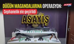 Düğün Magandalarına Operasyon: Cephanelik Ele Geçirildi