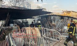 Hurdacı dükkanında çıkan yangın söndürüldü