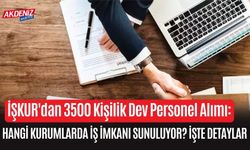 İŞKUR'dan 3500 Kişilik Dev Personel Alımı: Hangi Kurumlarda İş İmkanı Sunuluyor?