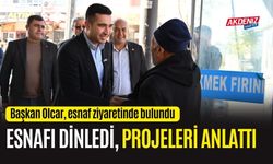 OSMANİYE'DE BAŞKAN OLCAR, KADİRLİ ESNAFINI ZİYARET ETTİ