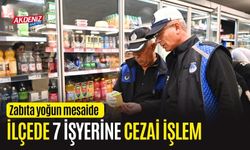 OSMANİYE'DE İLÇE ZABITASI YOĞUN MESAİDE: 7 İŞYERİNE CEZA