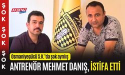 OSMANİYEGÜCÜ'ÜNDE ŞOK İSTİFA!