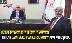 OSMANİYE ÇEVRE VE ŞEHİRCİLİK İL MÜDÜRÜ GENÇTÜRK'E ZİYARET