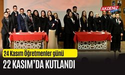 OSMANİYE'DE 24 KASIM ÖĞRETMENLER GÜNÜ BUGÜN KUTLANDI