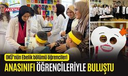 OSMANİYE'DE EBELİK BÖLÜMÜ ÖĞRENCİLERİNDEN ANASINIFI ZİYARETİ