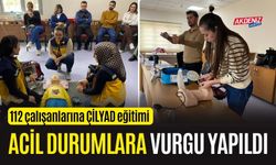 OSMANİYE'DE 112 ÇALIŞANLARINA YAŞAM DESTEĞİ EĞİTİMİ VERİLDİ