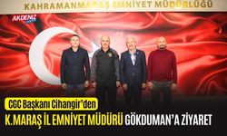 OSMANİYE CGC BAŞKANI CİHANGİR'DEN EMNİYET MÜDÜRÜ GÖKDUMAN'A ANLAMLI ZİYARET