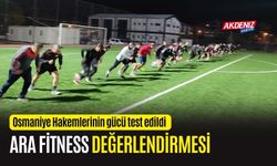 OSMANİYE HAKEMLERİNİN GÜÇ GÖSTERİSİ