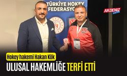 OSMANİYELİ HOKEY HAKEMİ HAKAN KÖK, ULUSAL HAKEM OLDU