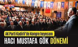 OSMANİYE'NİN KADİLİ İLÇESİNDE AK PARTİ KONGRESİ YAPILDI