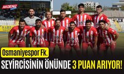 OSMANİYESPOR FK, VİRANŞEHİR BLD MAÇINA HAZIR