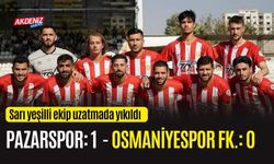 OSMANİYESPOR FK, UZATMALARDA YIKILDI!