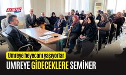 OSMANİYE'DE UMREYE GİDECEKLERE SEMİNER VERİLDİ