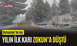 OSMANİYE'DE İLK KAR ZORKUN YAYLASINA DÜŞTÜ