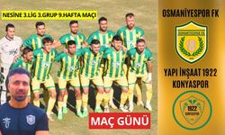 OSMANİYESPOR FK. – YAPI İNŞAAT 1922 KONYASPOR MAÇI İZLE, NEREDEN İZLENİR?, MAÇ DETAYLARI…