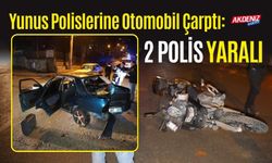 Yunus Polislerine Otomobil Çarptı: 2 Polis Yaralandı