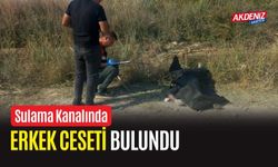 Mersin Tarsus’ta Sulama Kanalında Erkek Cesedi Bulundu